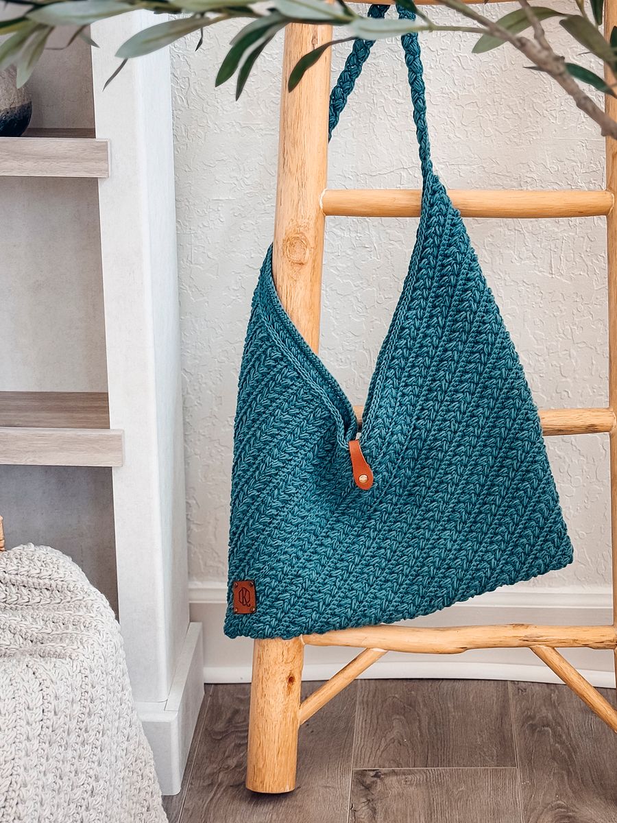 Wheat Stitch Crochet Bag Pattern (2 Sizes) product image (3)