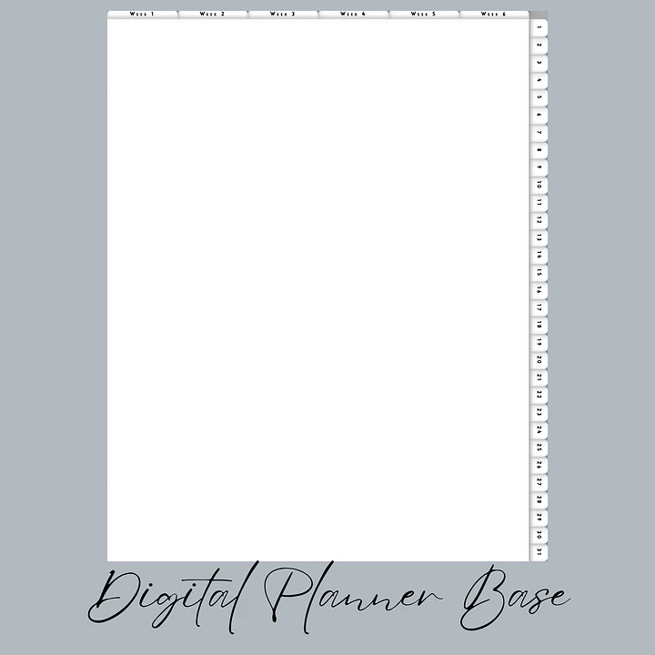 Digital Planner Weekly and Daily Base product image (1)