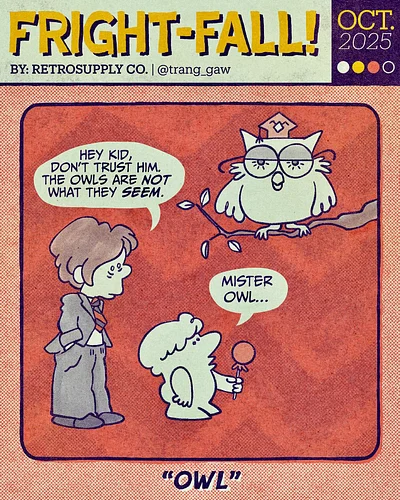 “Three”? what do you think that reeeally meant… only one day left guys!! I only missed one,surprising. day 30 #frightfall2025...