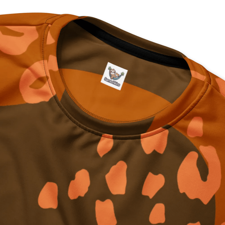 Orange Fluid Leopard All-Over Sweatshirt product image (6)