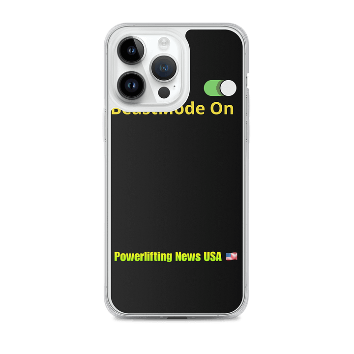 BeastMode On - Powerlifting iPhone® Case product image (2)