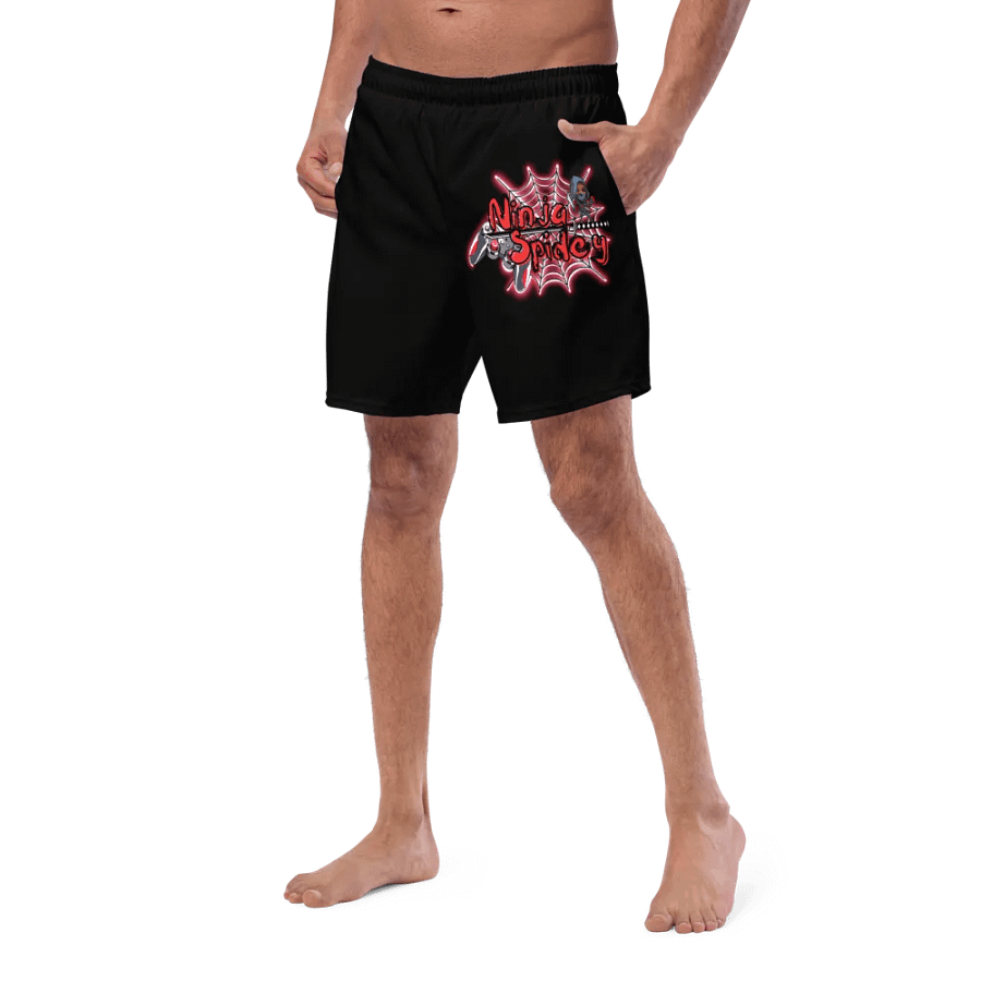 NinjaSpidey Black Swim Trunks product image (7)