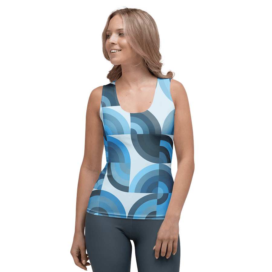 Waveform Blue Women's Tank Top product image (1)