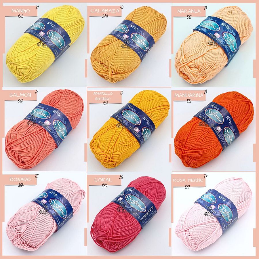 SINFONIA – Premium Mercerized Cotton Yarn🧶 [100g]100% Mercerized Cotton product image (4)