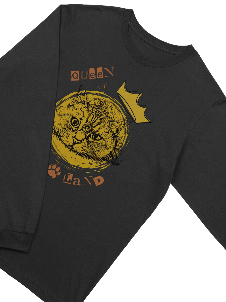 Queen of Meowland Cat Lover Long Sleeve T-Shirt product image (2)