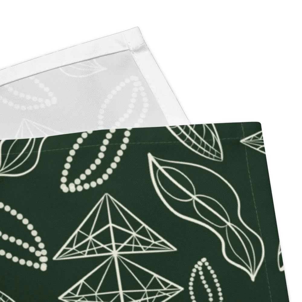El Yunque Brew Bliss: Abstract Coffee Bean Tribal Cloth Napkins product image (5)