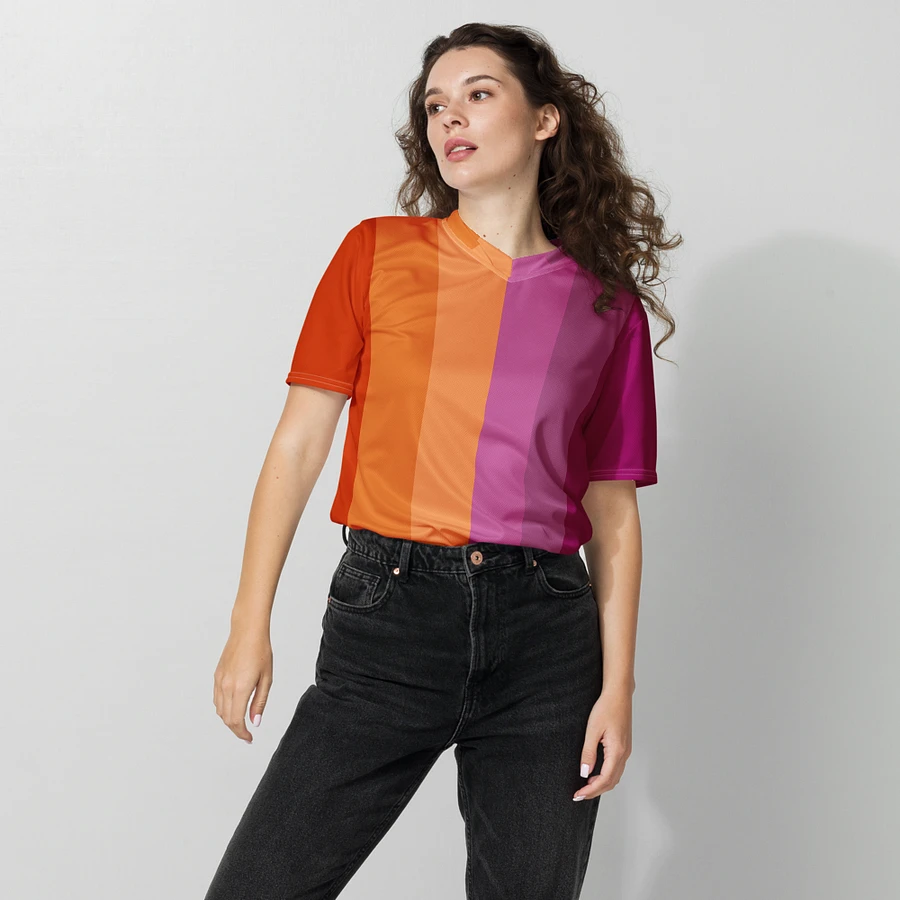 Lesbian Pride Flag - All-Over Print Jersey product image (3)