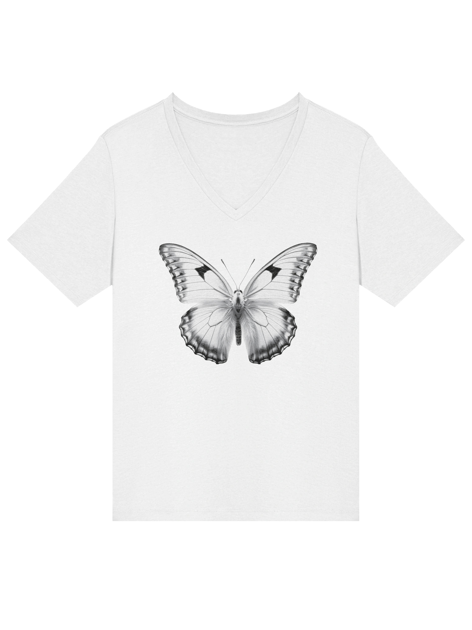 Ethereal Butterfly Relaxed V-Neck Tee product image (3)