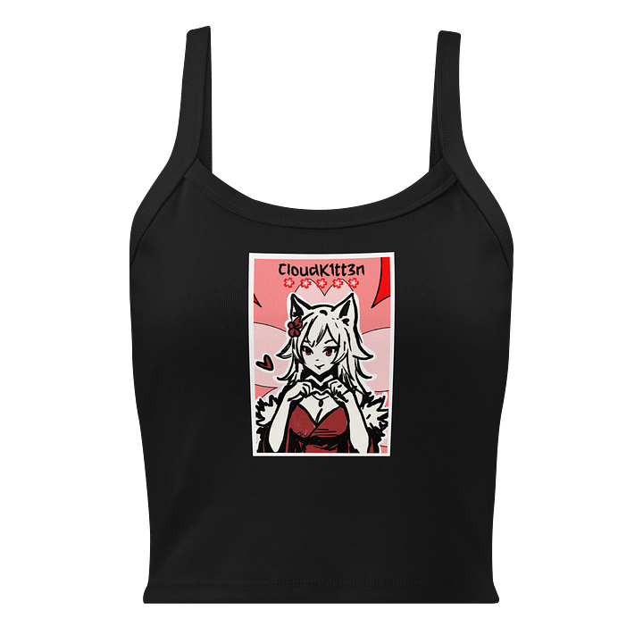 Japanese Brush Hand Heart Crop Tank (womens) product image (9)