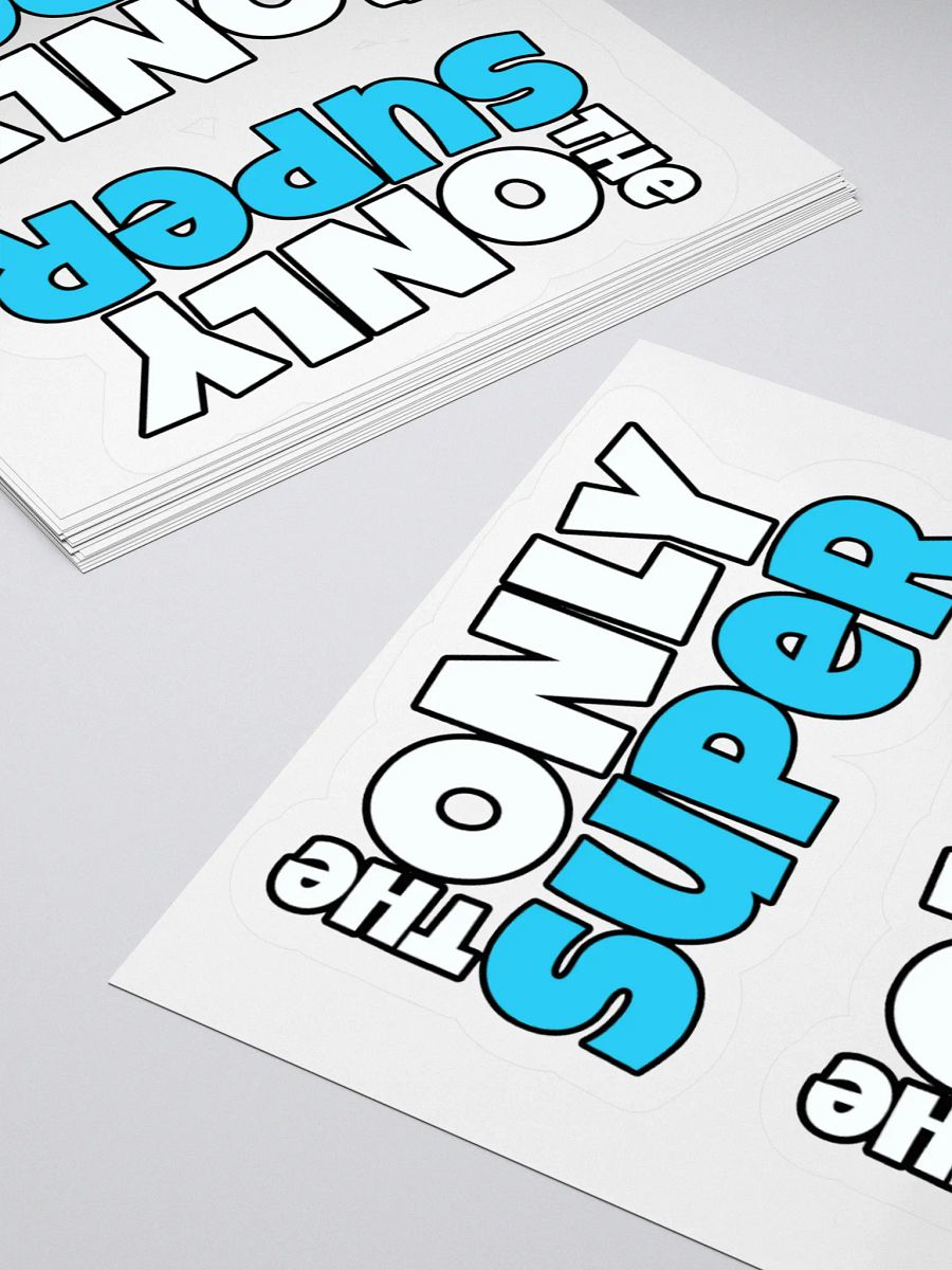 TheOnlySuper - Kiss Cut Stickers product image (15)