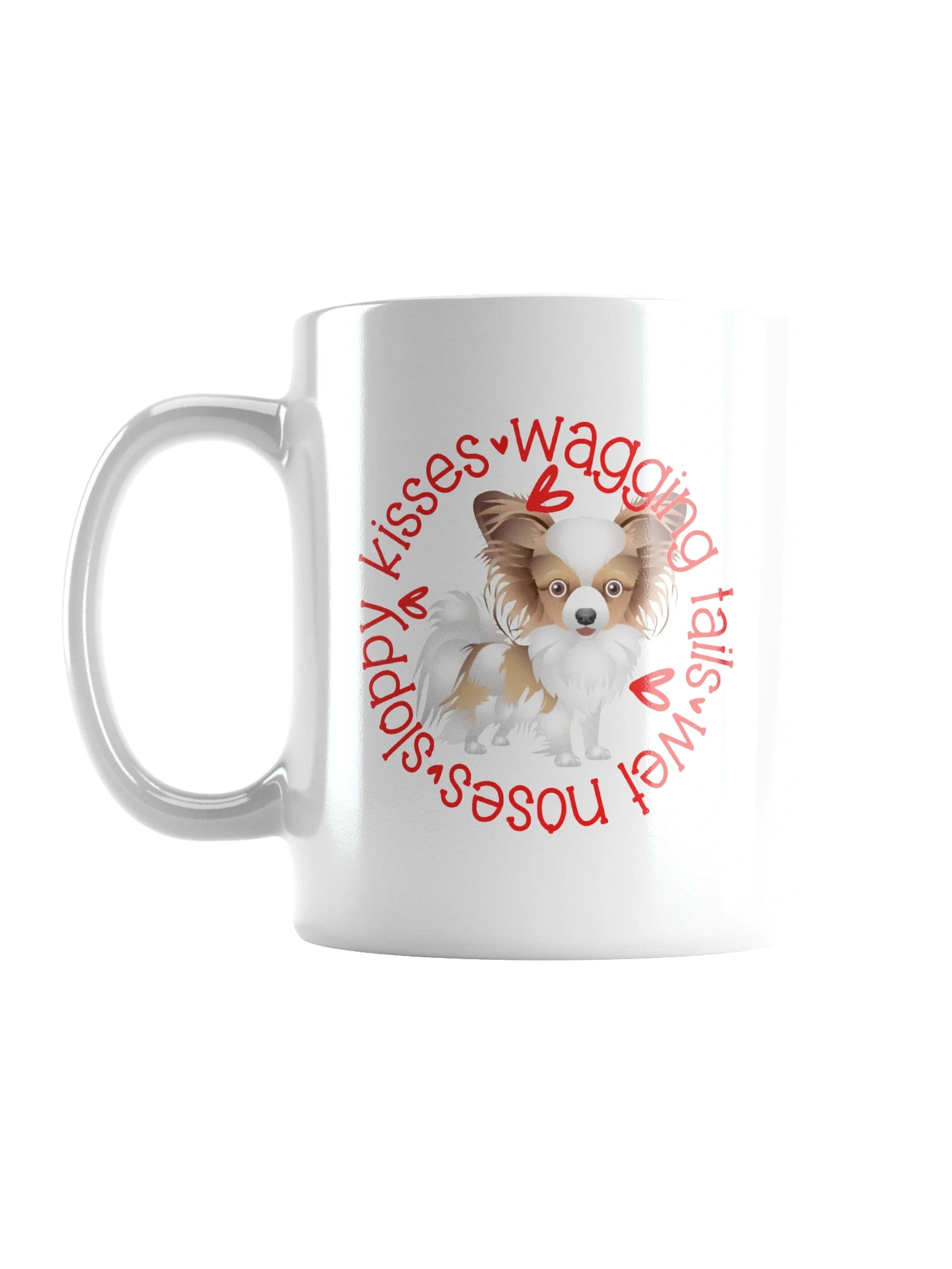 Sloppy Kisses Papillon Mug product image (1)
