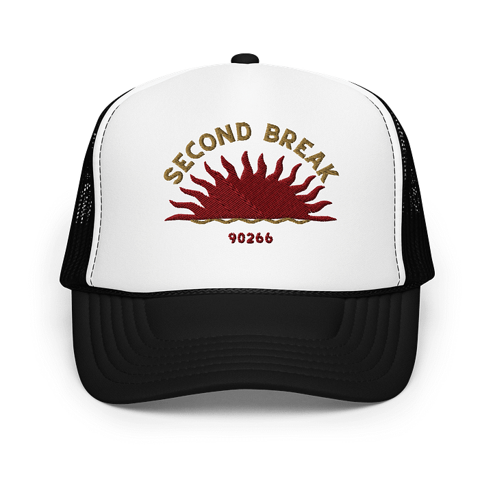 Second Break Trucker Hat – Whiteout 90266 Edition product image (2)