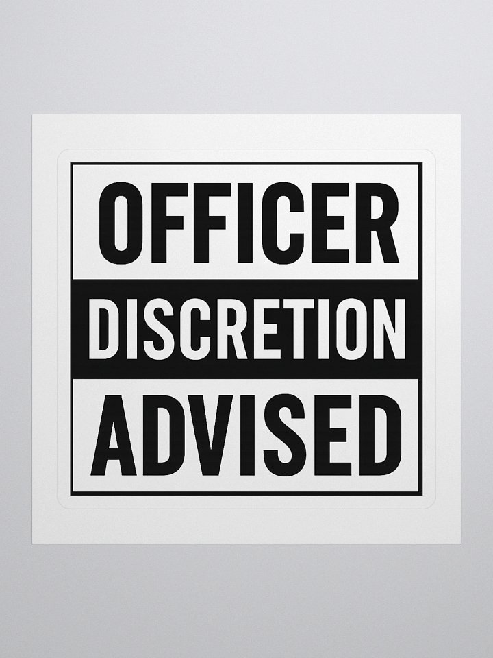 Undercover Warning Stickers product image (1)