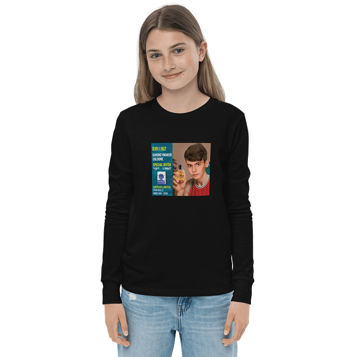 DJHoneyMaker Cologne Youth Long Sleeve T-Shirt product image (1)