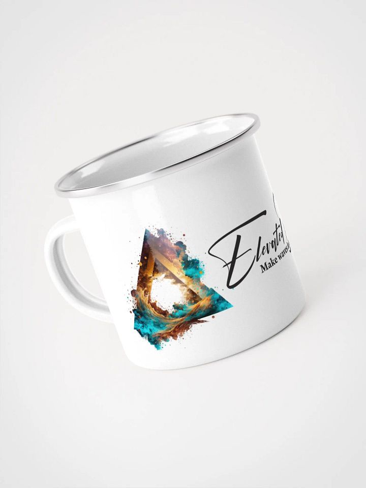 Swirling Triangle Enamel Mug product image (1)
