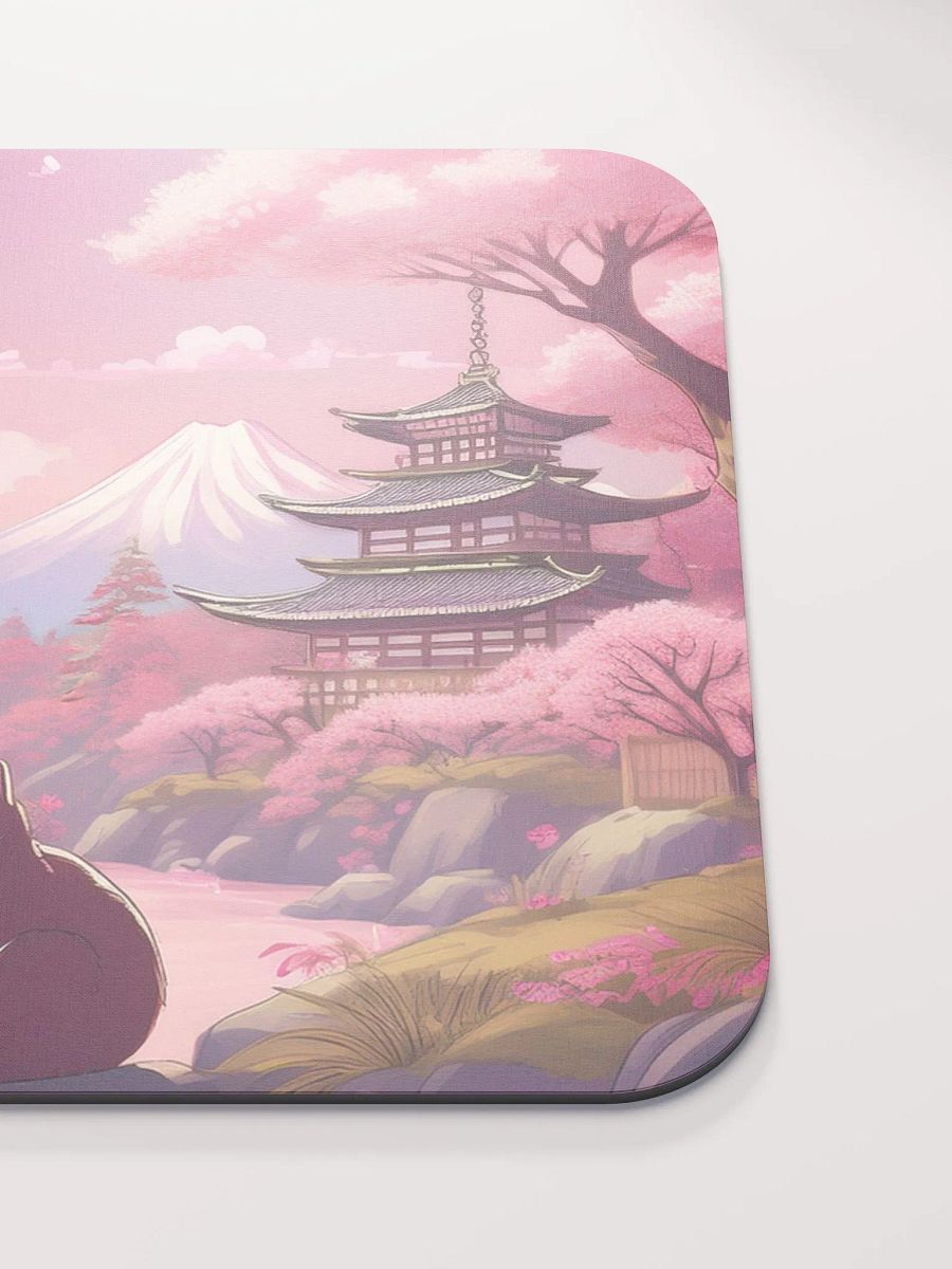 Whiskered Blossoms Small Mouse Pad (7 x 9) product image (7)