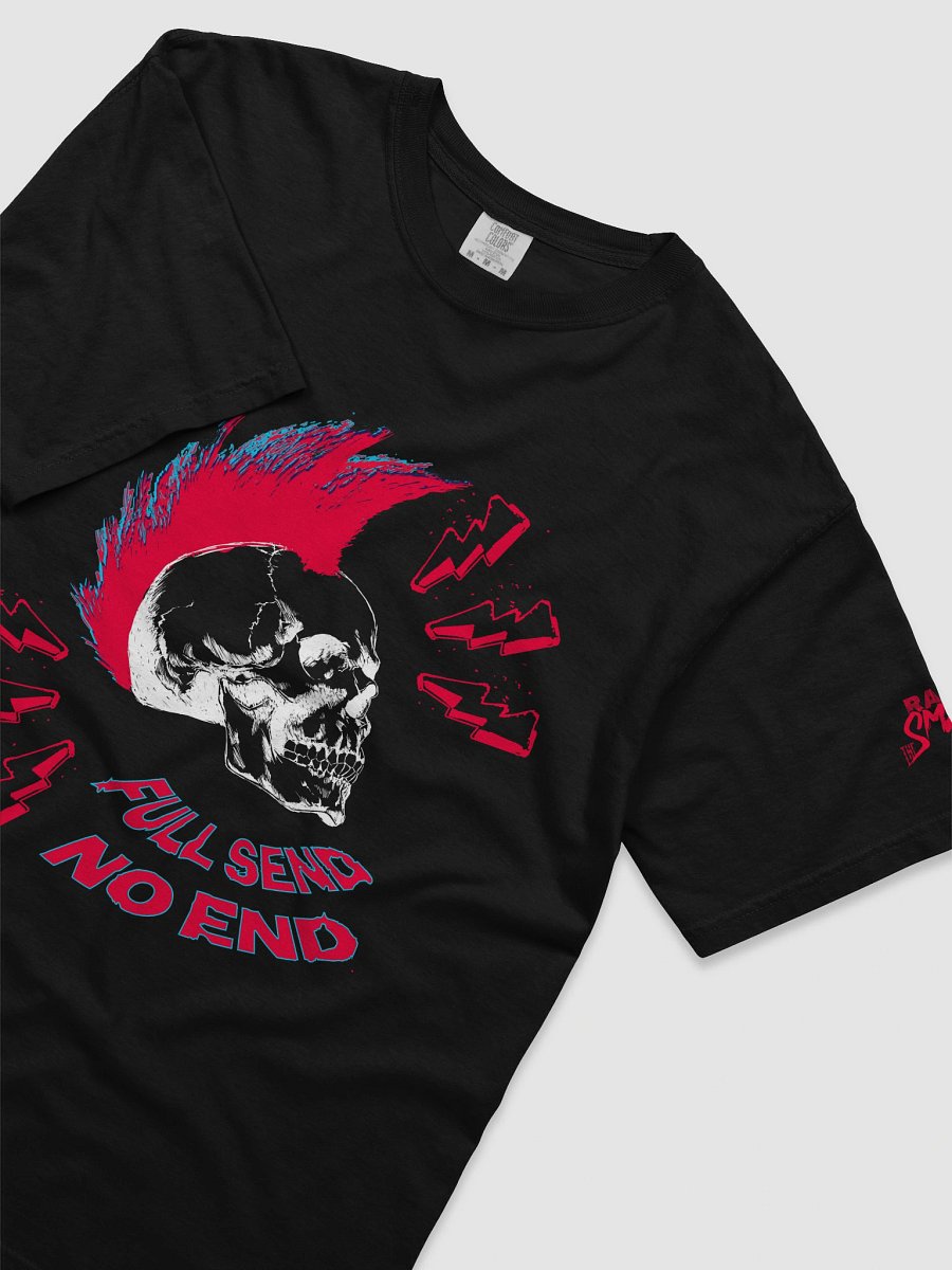 FULL SEND - NO END Black Tee Vs. 2 product image (3)