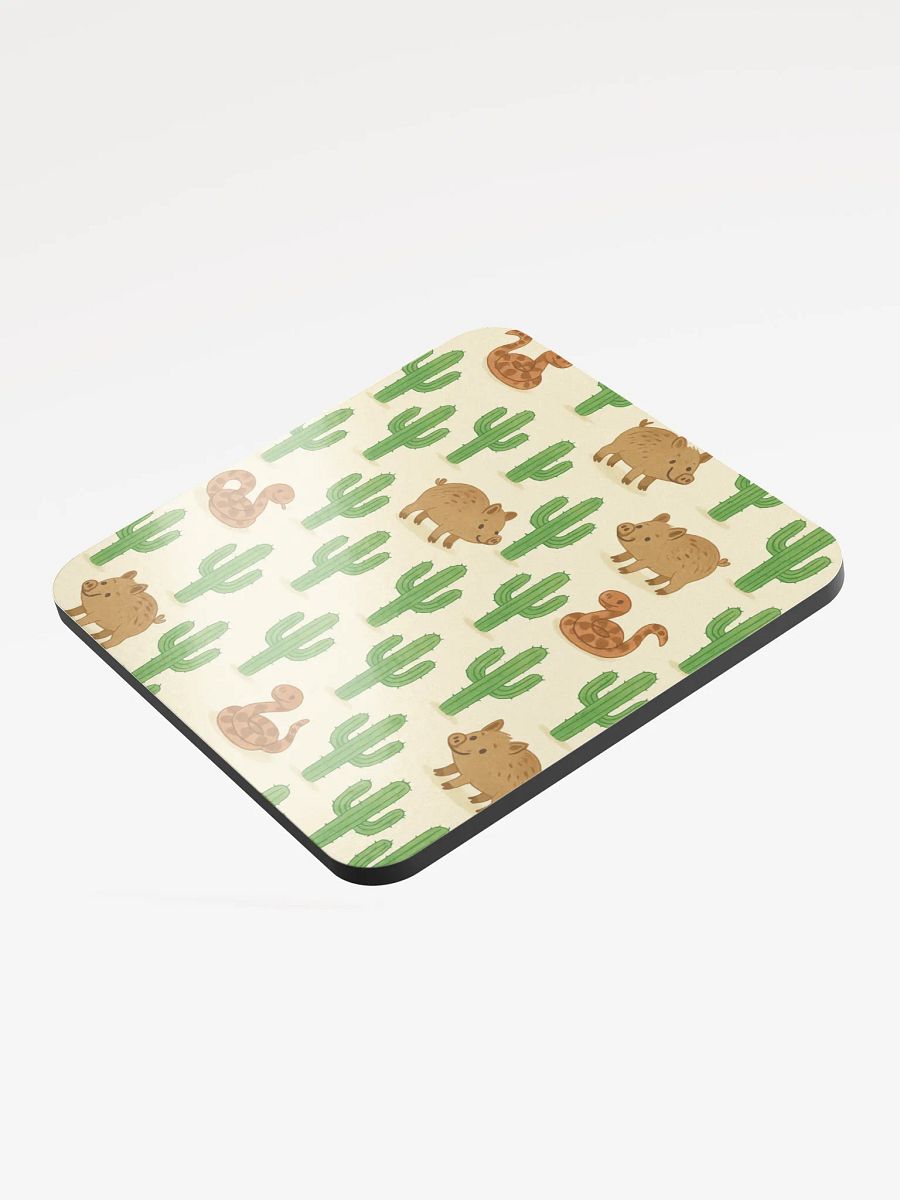 Tucson, Arizona Javelina and Snake Friends Cork Coaster product image (3)