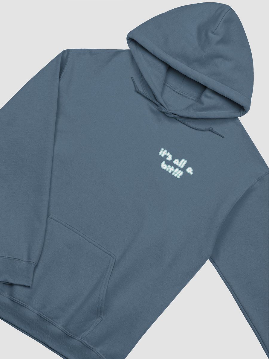“It’s all a bit!!!” (sm. lined design, #A8D7D8) classic hoodie product image (31)