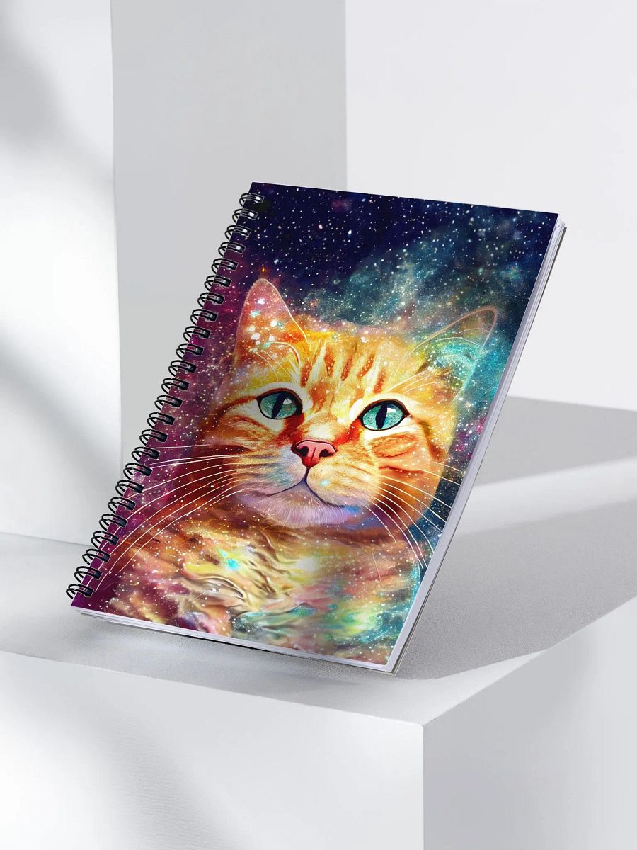 Among The Stars - Ginger Cat Spiral Notebook product image (3)