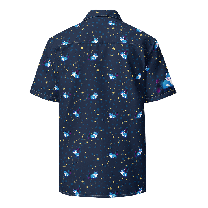 Space Fox Hawaiian Shirt :3 product image (2)
