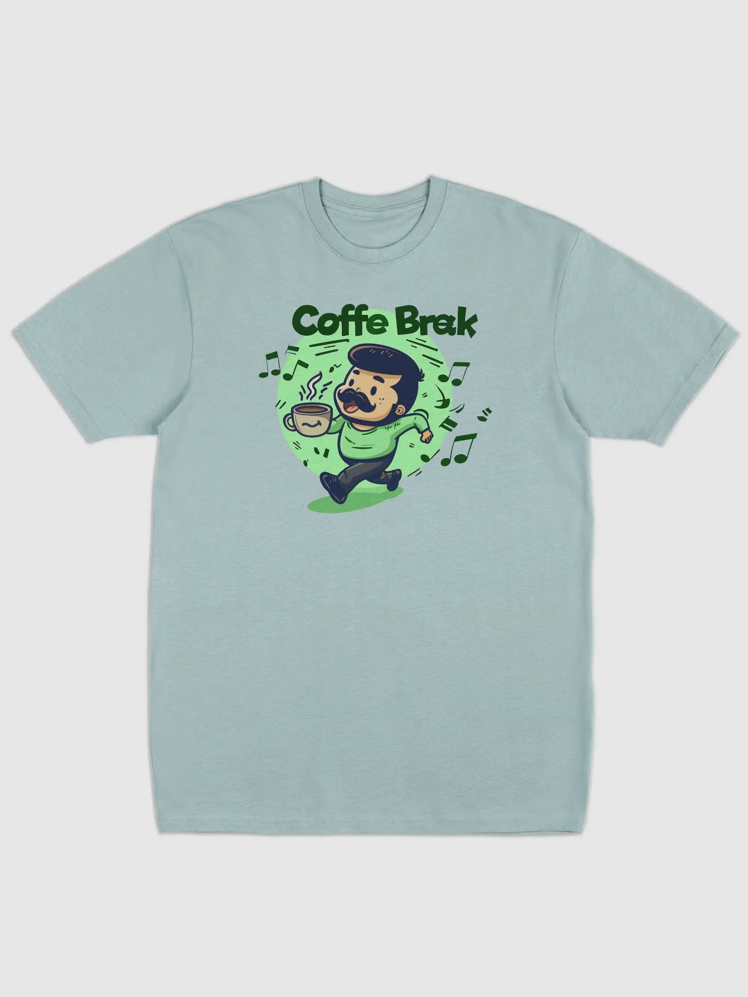 Coffee Break T-Shirt Green Variant product image (1)