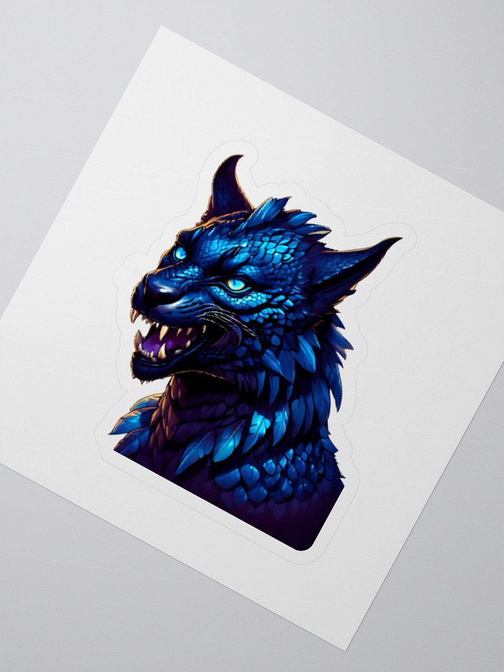 Mythical Wolf Creature Vinyl Stickers product image (2)
