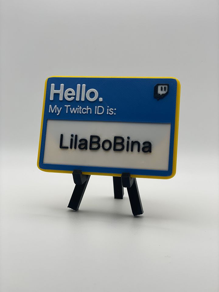[Duo-Tone] Custom Creator Nametag product image (1)