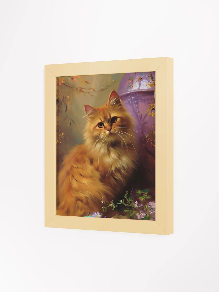 Golden Cat Serenity Framed Matte Poster product image (5)