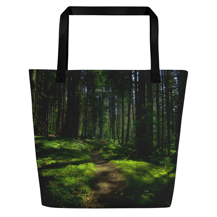 Lower Dungeness Trail Timber sun lighting Statement Tote Bag product image (1)