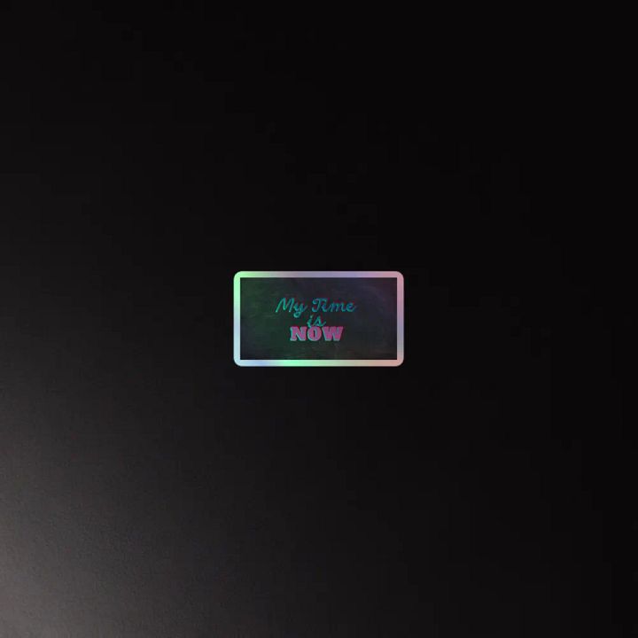 Now or Never Holographic Sticker Sheet product image (4)