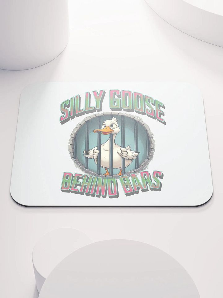 Silly Goose Behind Bars Mouse Pad product image (2)