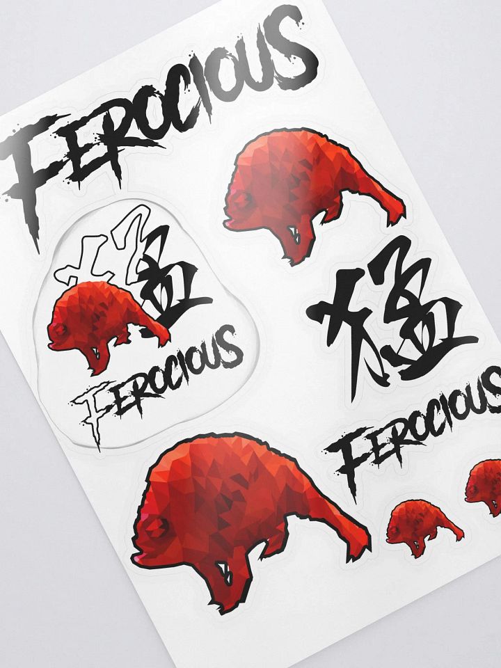 ANGRY FROG STICKER PACK product image (2)