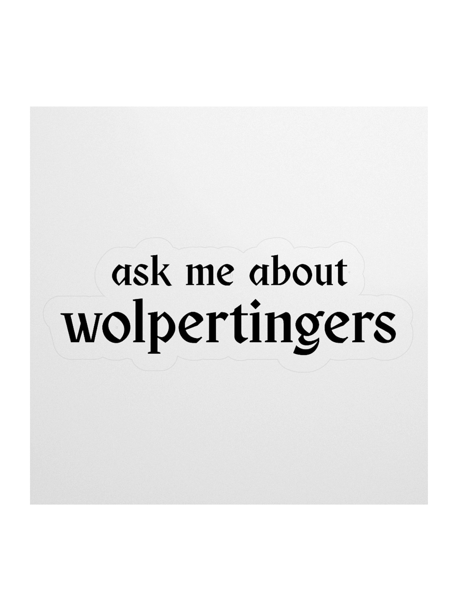 "Ask Me About Wolpertingers" Stickers product image (4)