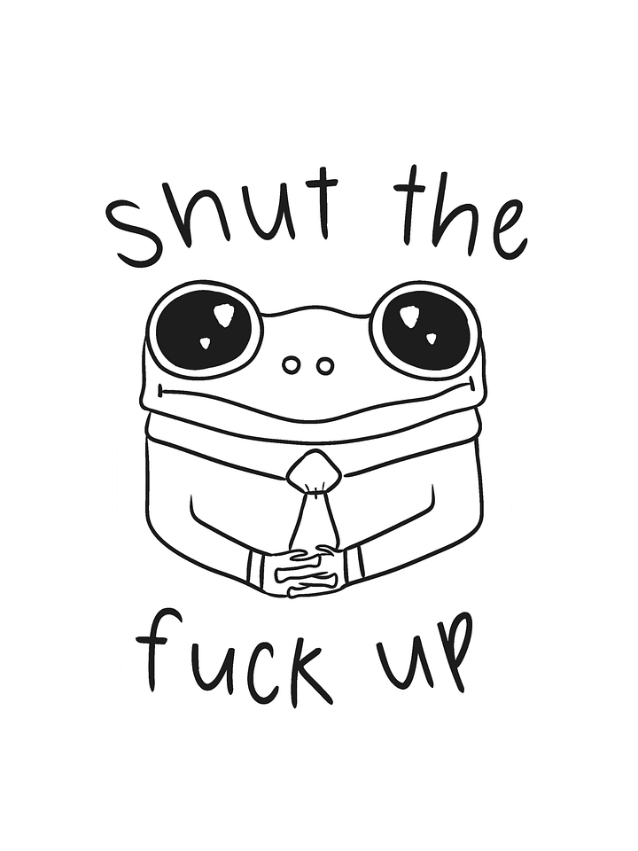 stfu Sticker product image (1)