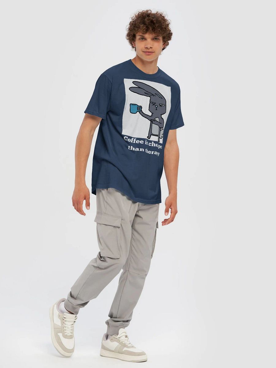 COFFEE OVER THERAPY T-SHIRT (WHITE) product image (79)