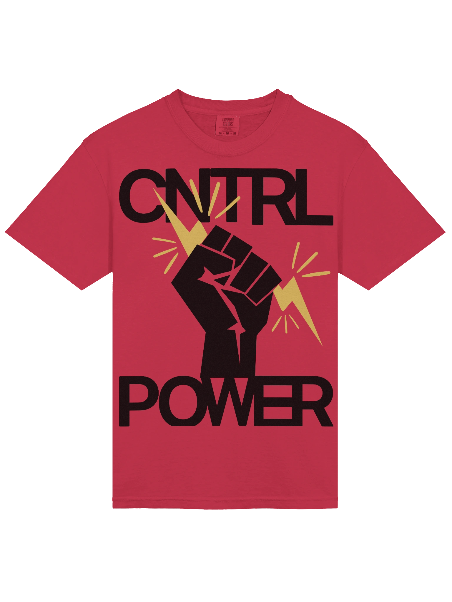 CNTRL (BLK) POWER Tee product image (7)