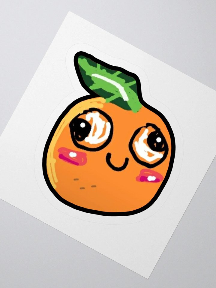 Derp orange sticker product image (6)