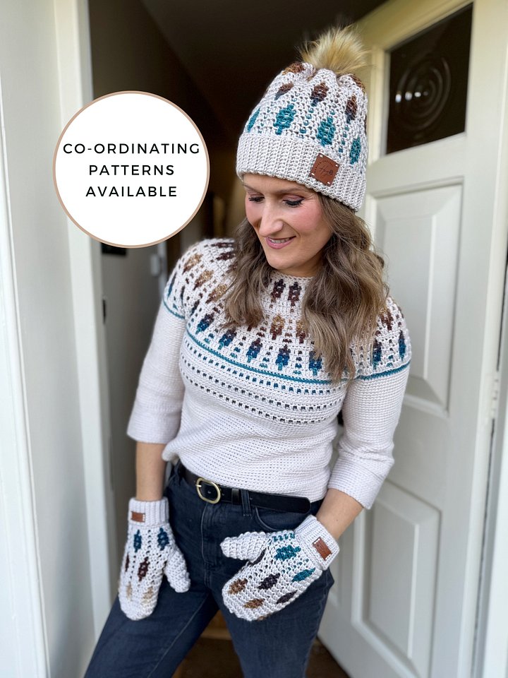 Starlight Mittens Crochet Pattern | Mosaic Crochet Mittens | Overlay Mosaic Crochet | Toddler, Child & Adult Sizes product image (2)