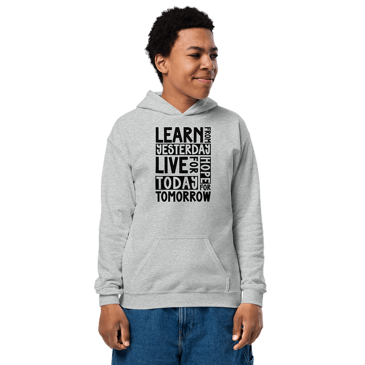 Learn • Live • Hope Youth Unisex Hoodie product image (2)