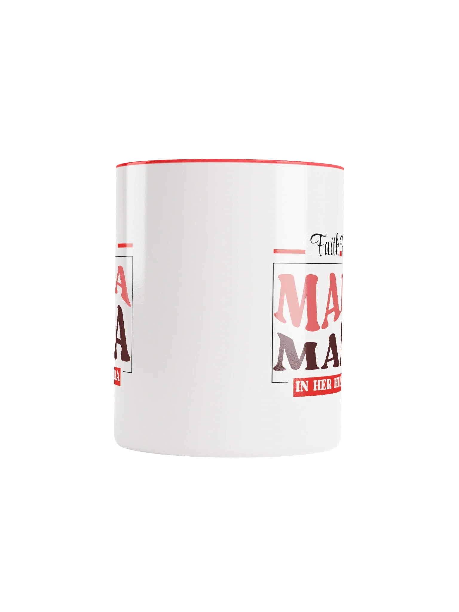 Faith Filled Mama In Her Hustle Era | Double-tone Ceramic Mug | Faith Gift for Believers product image (9)