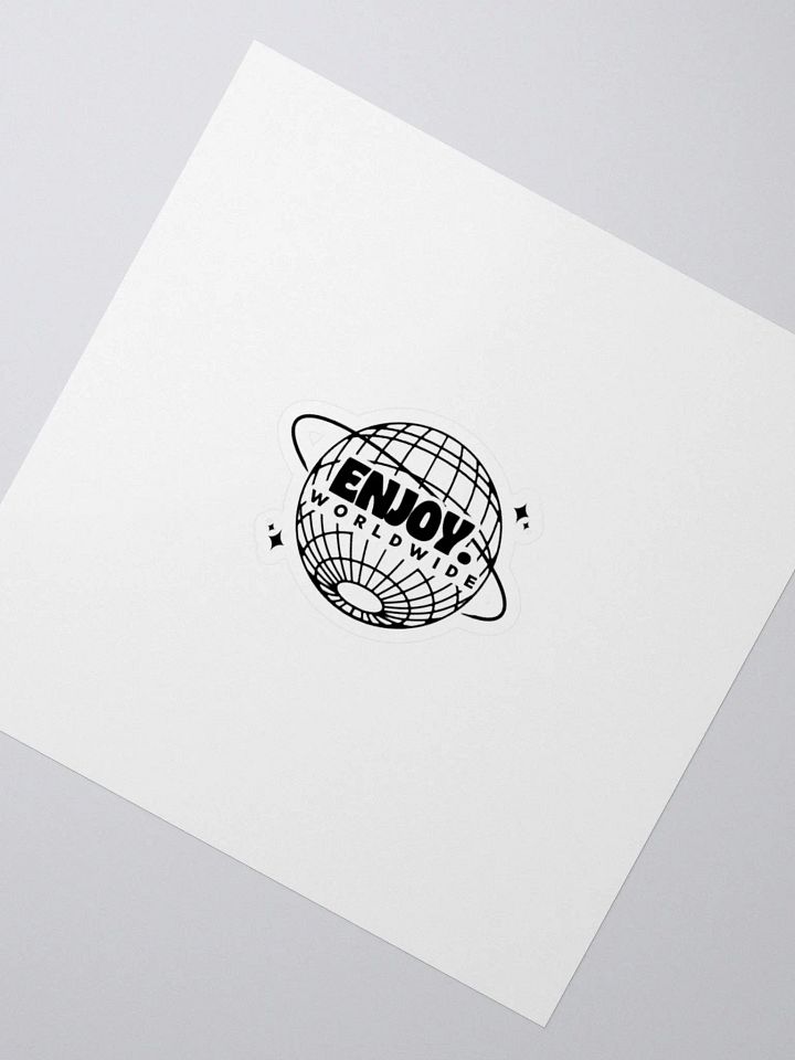 Enjoy Globe Sticker product image (2)