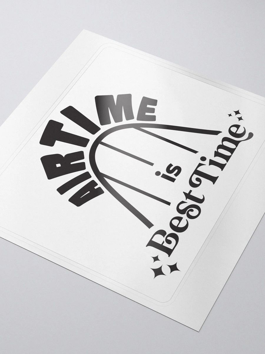 AIR TIME IS BEST TIME - sticker product image (3)