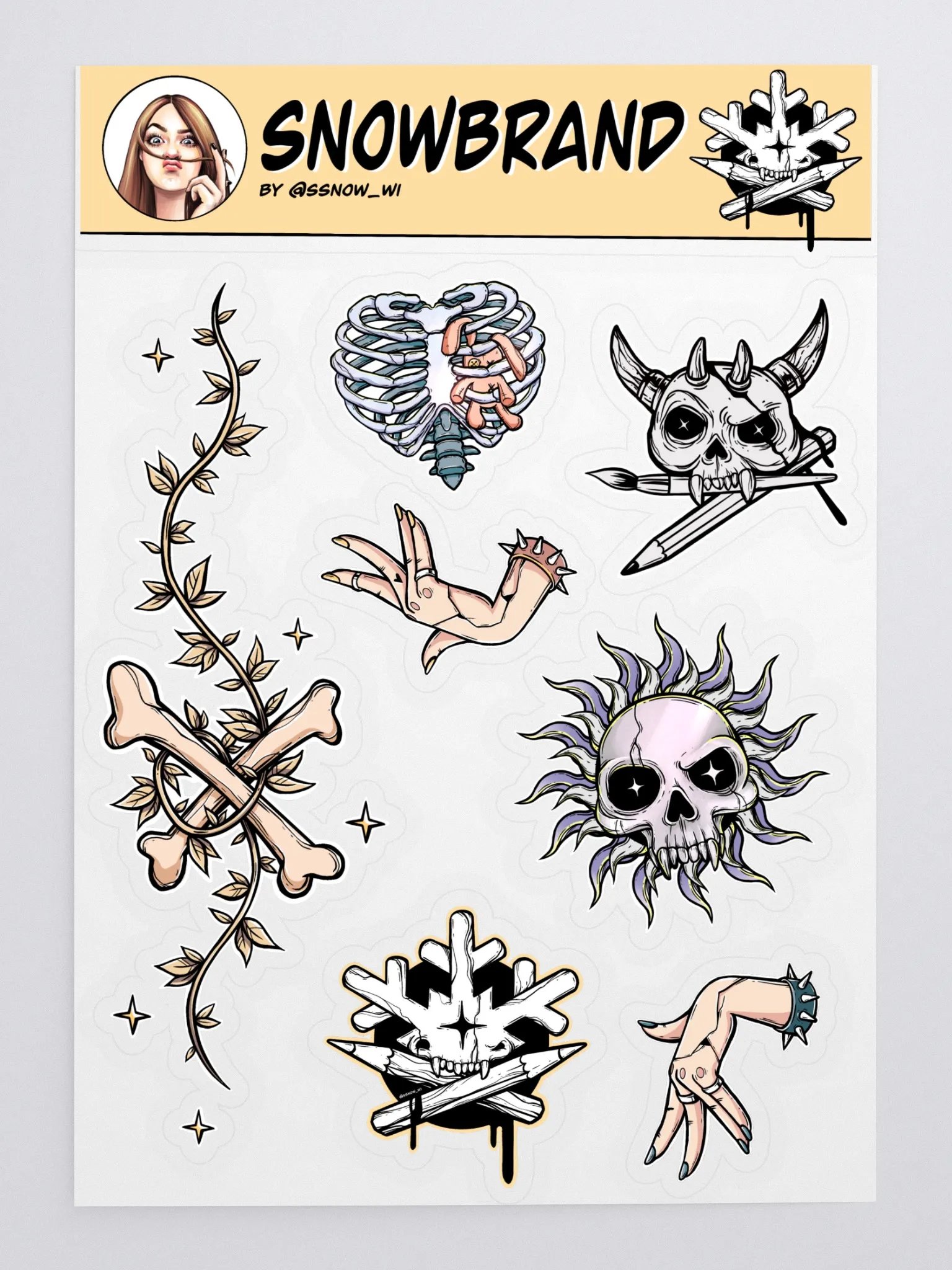 Shadow Sticker Pack product image (2)