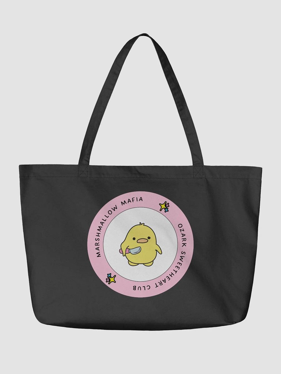 Marshmallow Mafia Chick Organic Tote Bag product image (2)