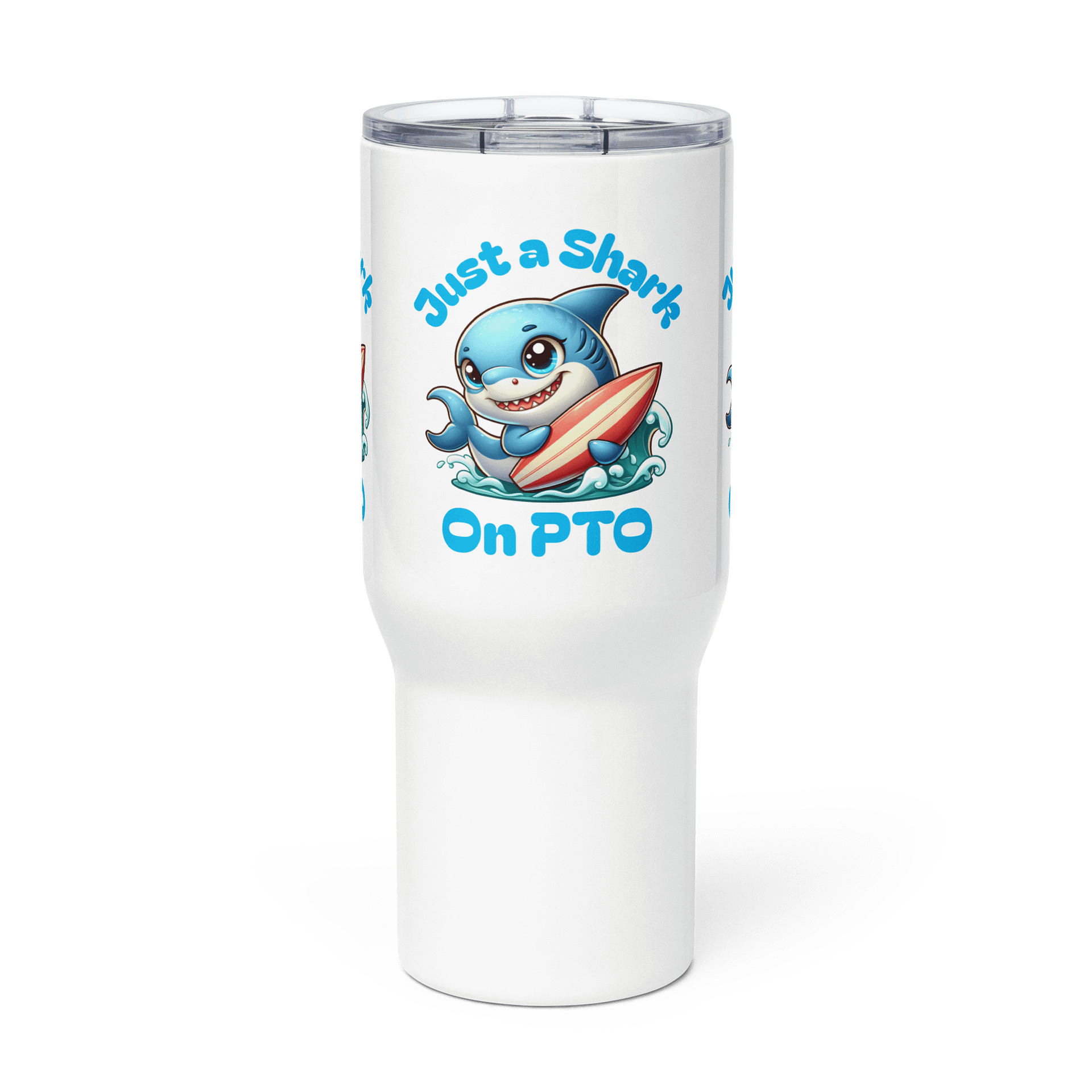 Smiling Shark Surfboard Travel Mug product image (2)