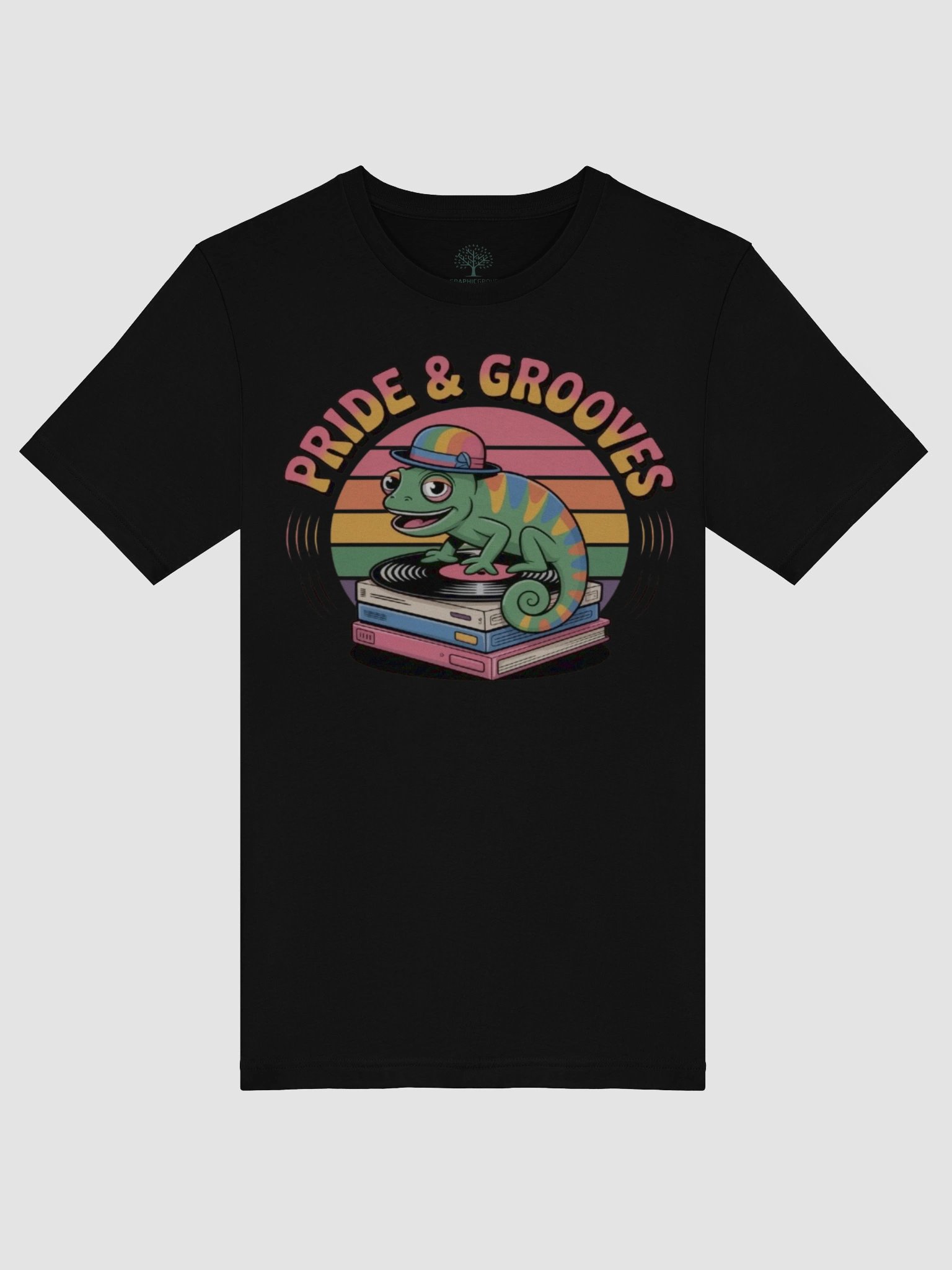 Unisex 'Pride & Grooves' Retro Chameleon DJ T-Shirt - Exclusive Design product image (53)
