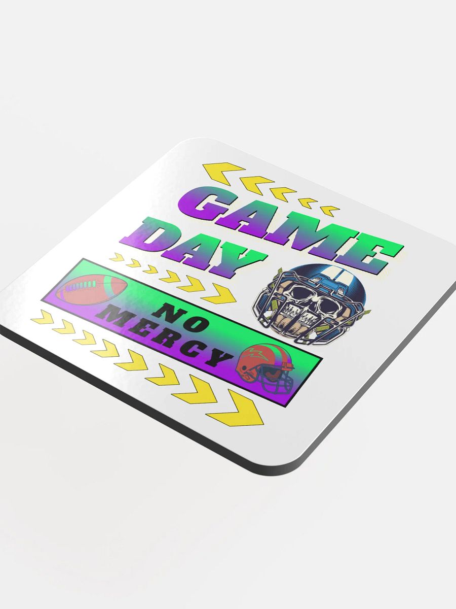 Game Day No Mercy Football Skeleton Cork Coaster product image (4)