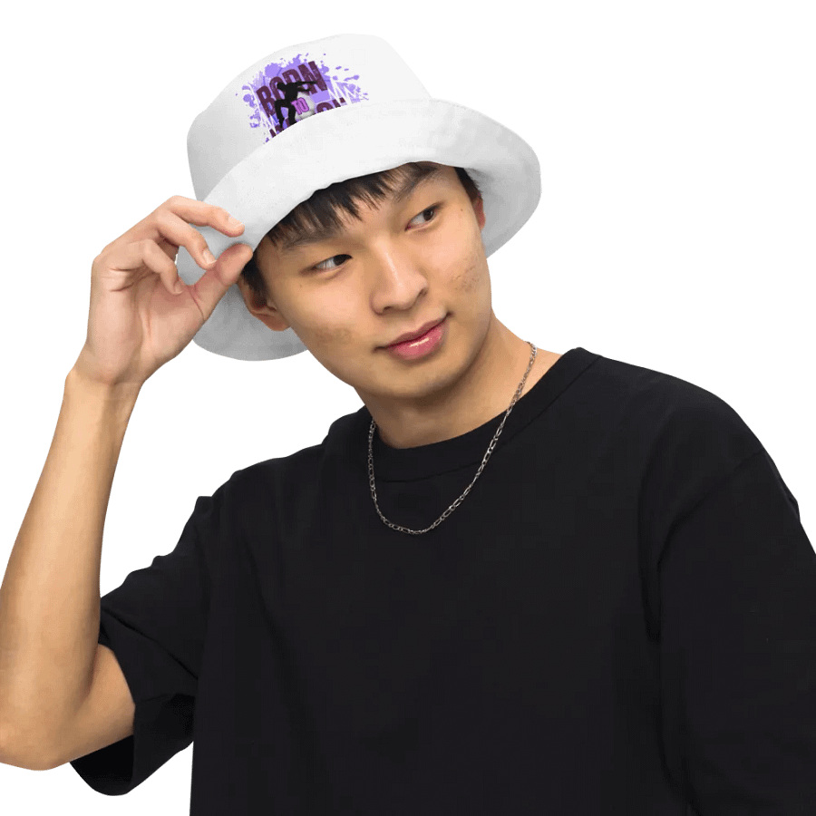 Reversible Born to Dance His Silhouette + Create Greatness Bucket Hat product image (9)