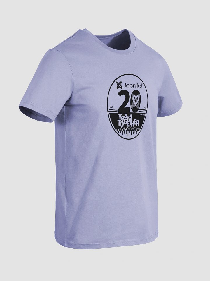 Joomla 20th Anniversary Edition<br /> — Unisex Organic Cotton / Black — product image (2)